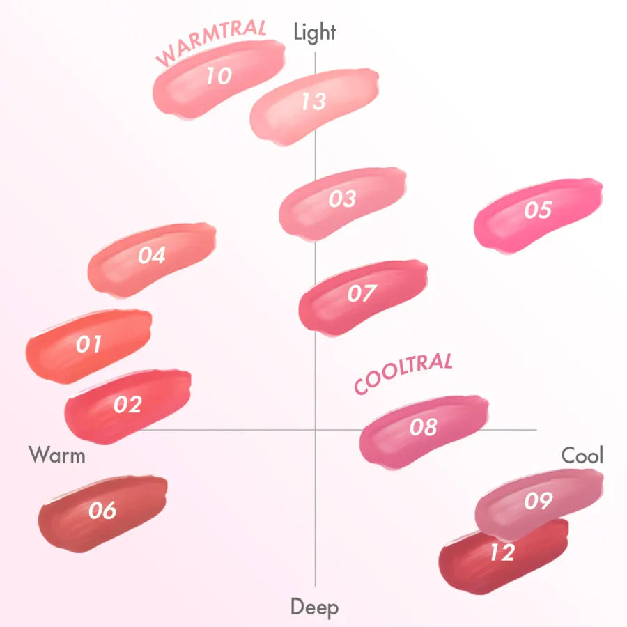 Amuse Dew Tint sÀvykartta