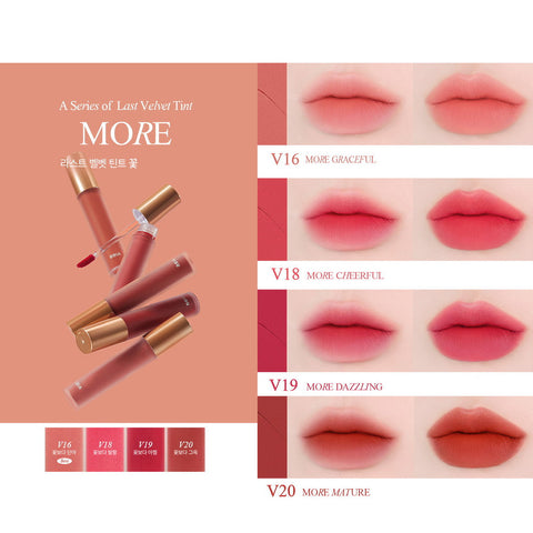 BBIA Last Velvet Lip Tint sÀvysarja MORE sÀvyt V16-V20