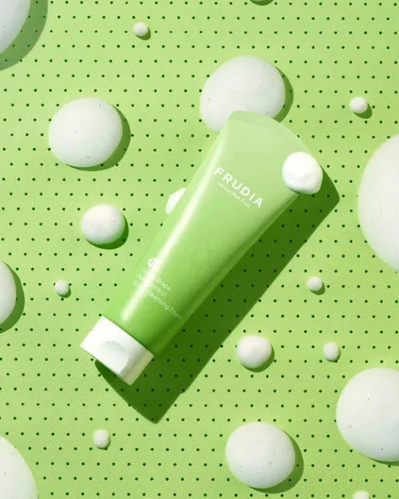 Frudia Green grape pore control scrub foam