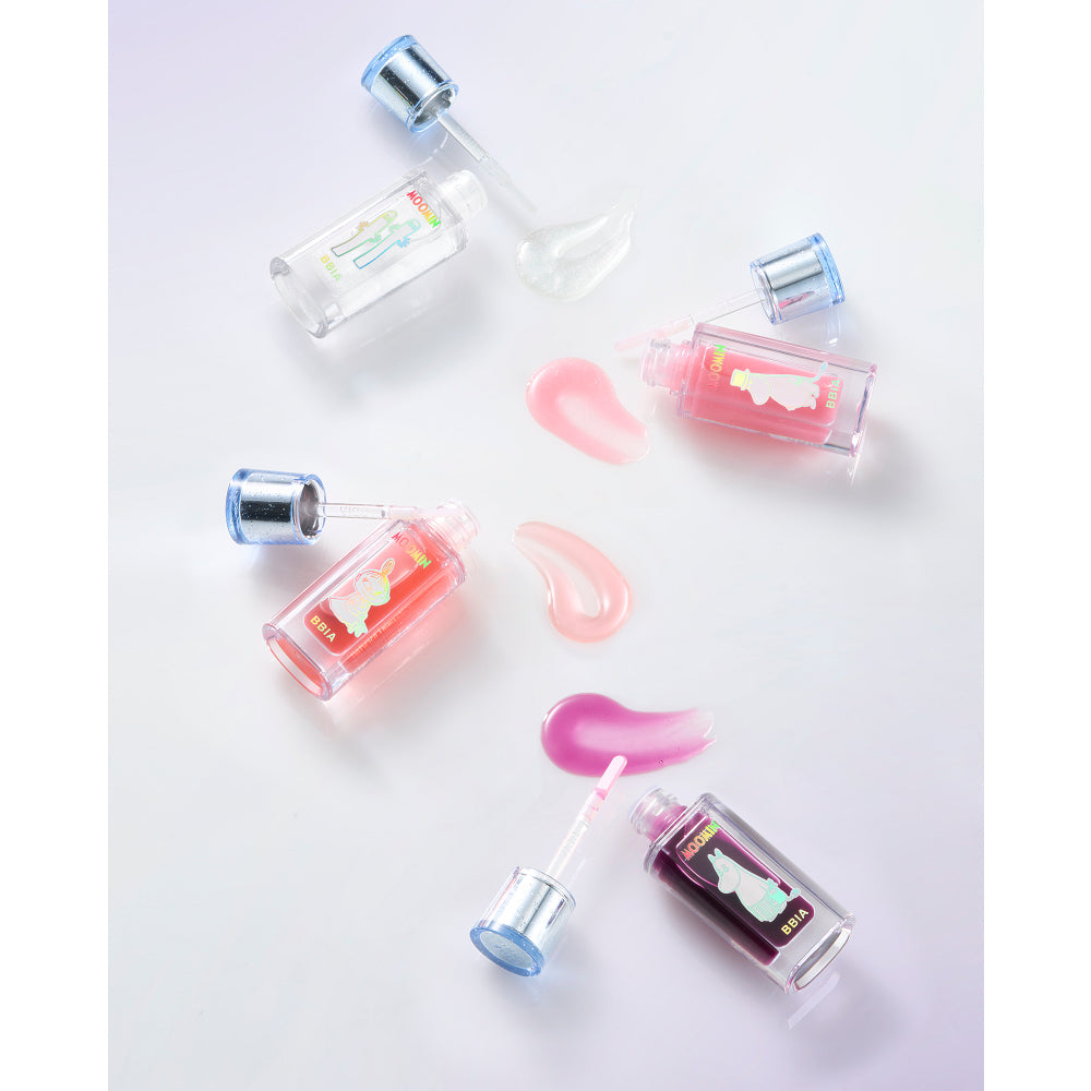 Bbia x Moomin Collab Lip Oil huuliöljy kaikki sÀvyt koostumus tuotekuva