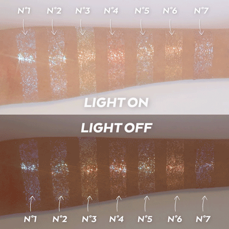 Unleashia Get Loose Glitter Gel sÀvyt kÀdellÀ gif
