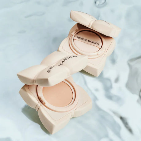 Koreansk Bassmink cushion foundation primer puder rouge