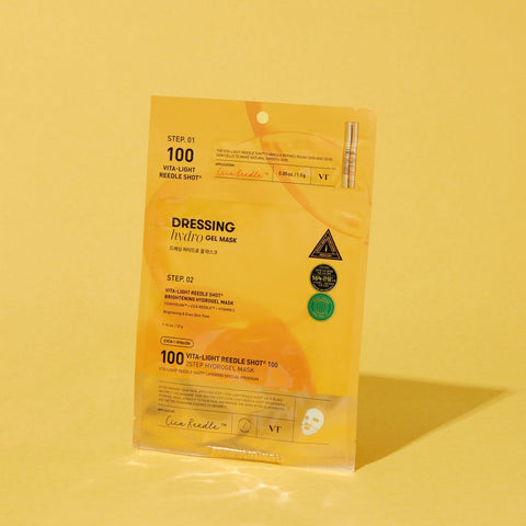 [VT Cosmetics] Vita-Light Reedle Shot 100 2Step Hydrogel Mask