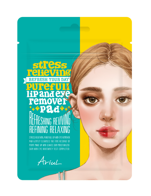 [Ariul] Stress Relieving Purefull Lip and Eye Remover Pad