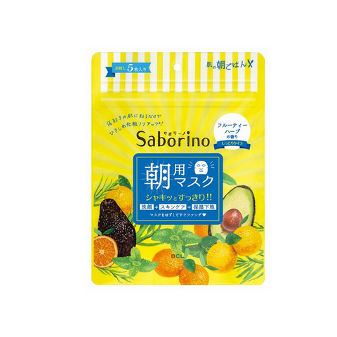 [Saborino] Morning Beauty Facial Sheet Mask 5pcs