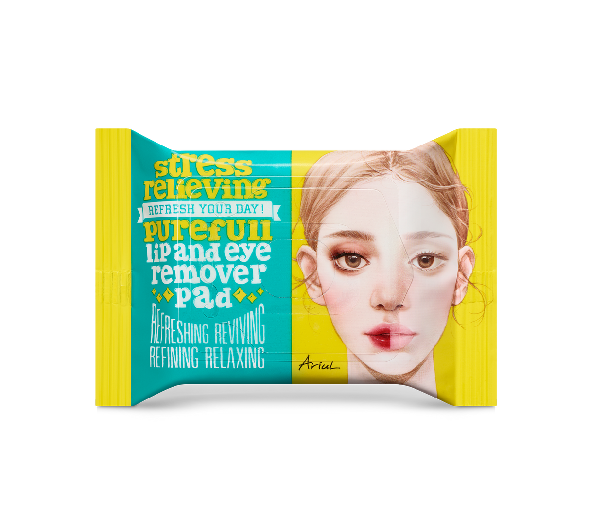 [Ariul] Stress Relieving Purefull Lip and Eye Remover Pad