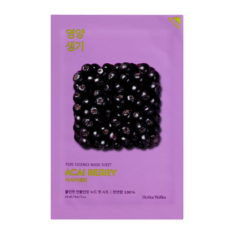 [Holika Holika] Pure Essence Mask Sheet Acai Berry