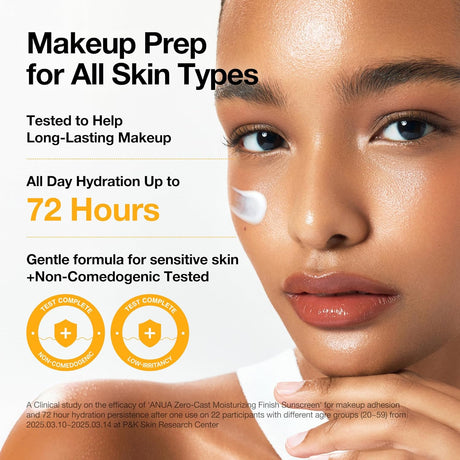 [Anua] Zero-Cast Moisturizing Finish Sunscreen