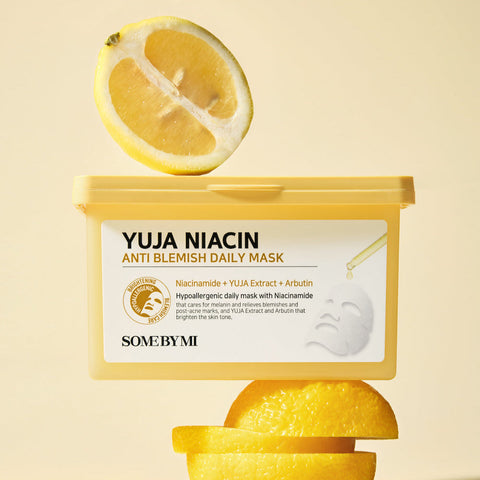[Some By Mi] Yuja Niacin Anti-Blemish Daily Mask (30ea)