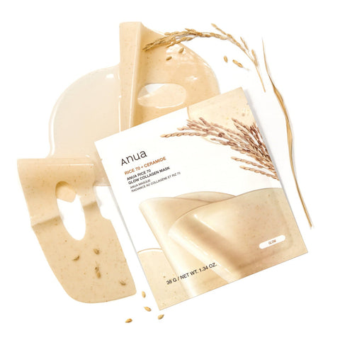 [Anua] Rice 70 Glow Collagen Mask