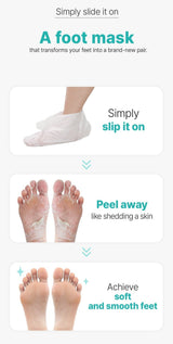 [Ariul] Smooth & Pure Foot Peeling Mask Nourishing (2 Pairs)