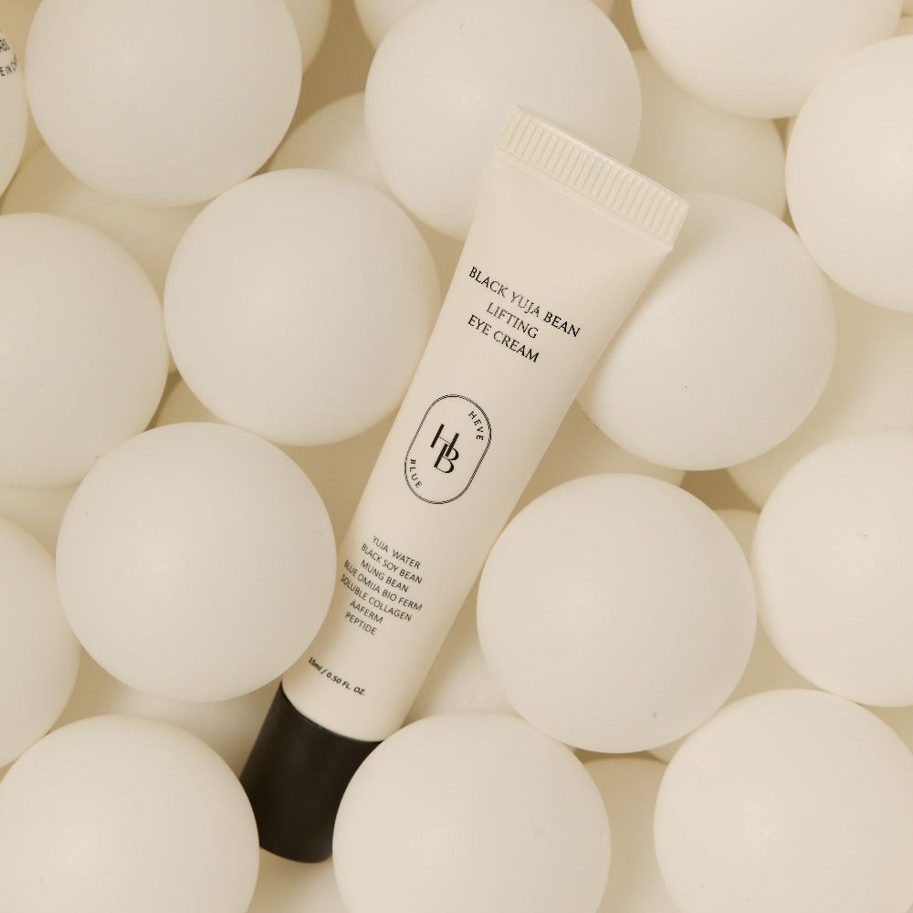 [HEVEBLUE] Black Yuja Bean Lifting Eye Cream