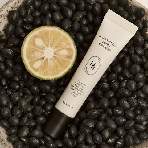 [HEVEBLUE] Black Yuja Bean Lifting Eye Cream