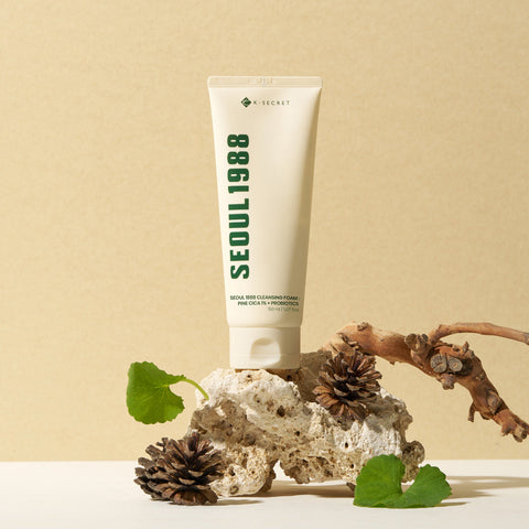 [K-SECRET] SEOUL 1988 Cleansing Foam : Pine Cica 1% + Probiotics