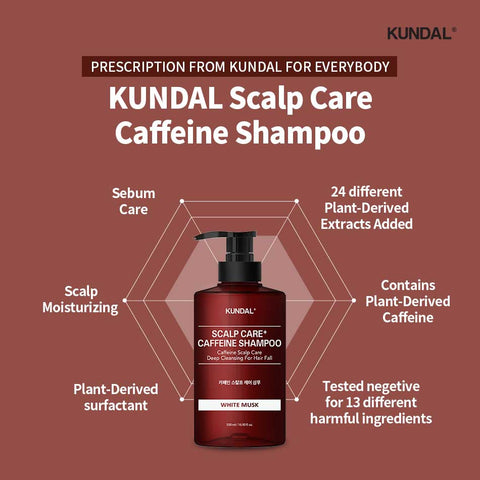 [Kundal] Natural Caffeine Shampoo