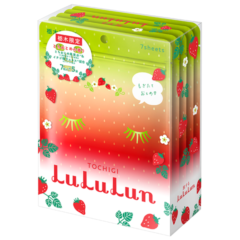 [LuLuLun] Premium Sheet Mask Tochigi Strawberry (7pcs x 5ea)