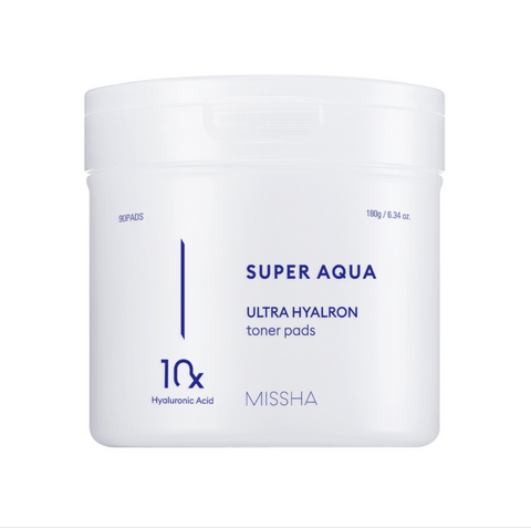 [Missha] Super Aqua Ultra Hyalron Toner Pads (EXP. 15.8.2026)