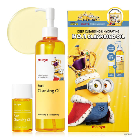 [Ma:nyo Factory] Minions X Ma:nyo Pure Cleansing Oil Gift Set