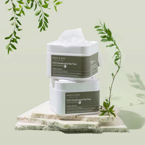 [Mary&May] CICA Houttuynia Tea Tree Calming Mask Pack