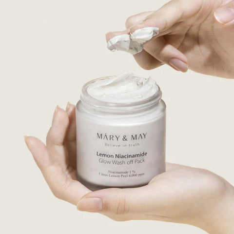 [Mary&May] Lemon Niacinamide Glow Wash Off Pack