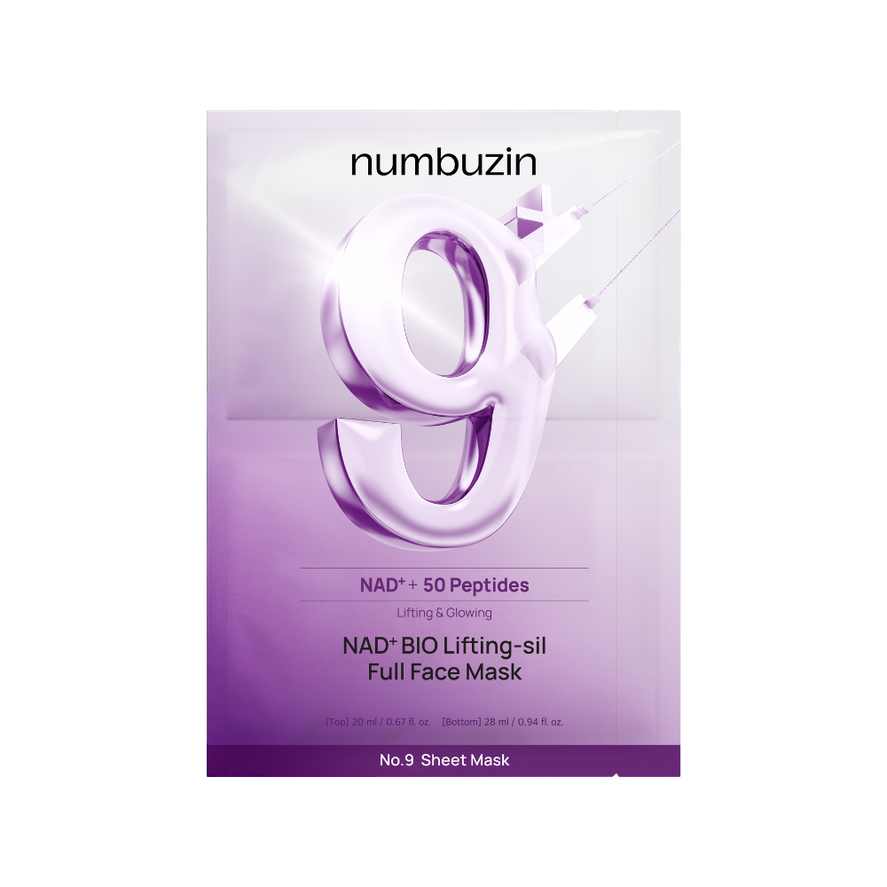 [Numbuzin] No. 9 NAD Bio Lifting-sil Full Face Sheet Mask – Yeppo ...