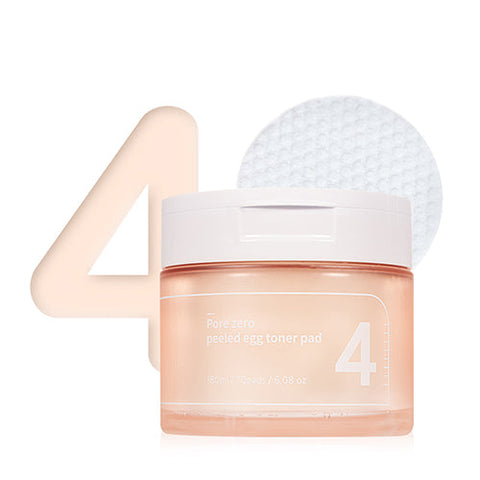 [Numbuzin] No.4 Pore Zero Peeled Egg Toner Pad