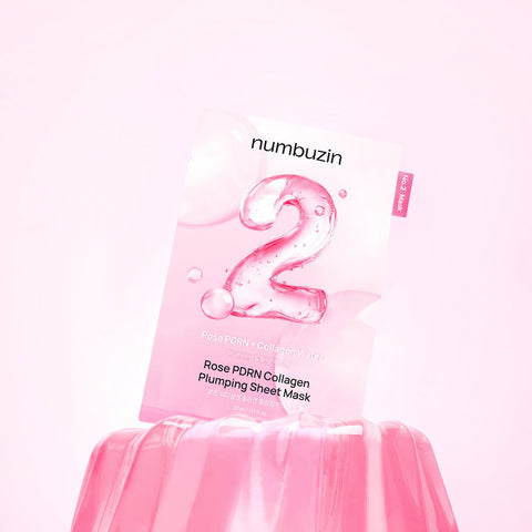 [Numbuzin] No.2 Rose PDRN Collagen Plumping Sheet Mask (1ea)