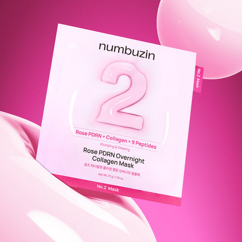 [Numbuzin] No.2 Rose PDRN Overnight Collagen Mask (1ea)
