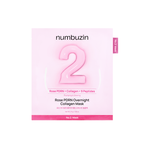 [Numbuzin] No.2 Rose PDRN Overnight Collagen Mask (1ea)