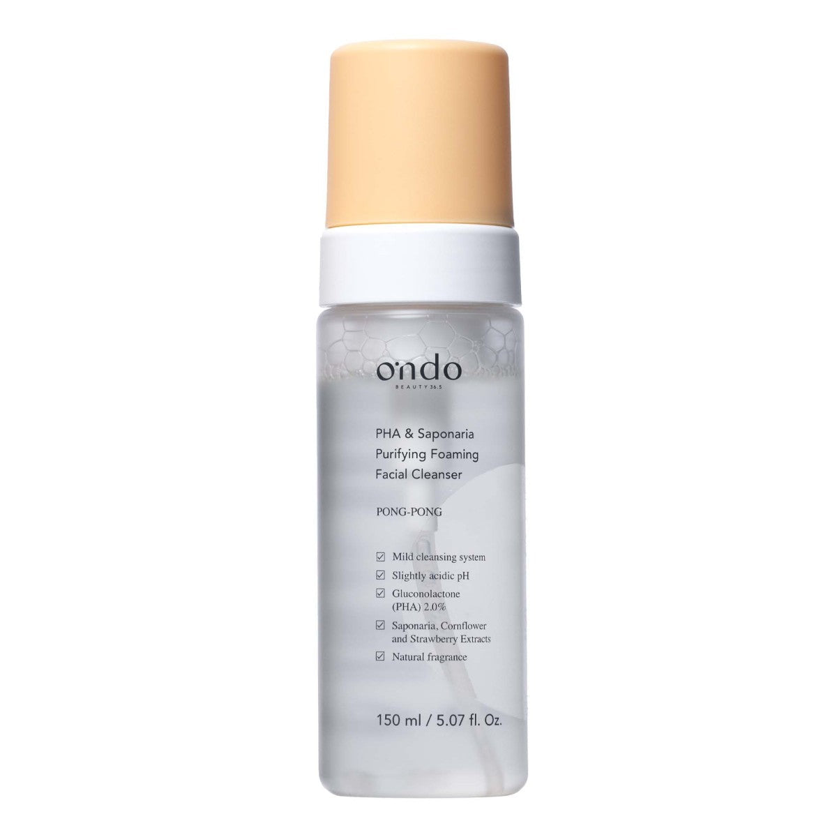 [Ondo Beauty 36.5] PHA & Saponaria Purifying Foaming Facial Cleanser