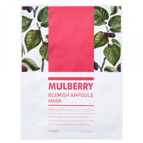 [A'pieu] Mulberry Blemish Ampoule Mask (EXP. 15.08.2025)