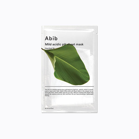 [Abib] Mild Acidic pH Sheet Mask Heartleaf Fit