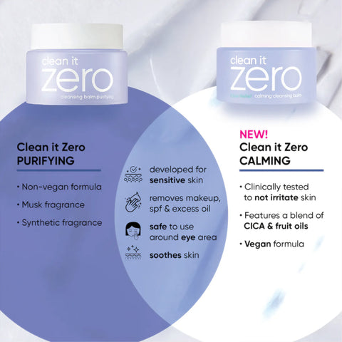 Banila Co Clean it Zero Calming Cleansing Balm uudistettu versio info