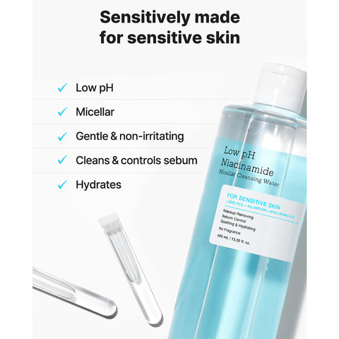 Cosrx Low pH Niacinamide Micellar Cleansing Water info