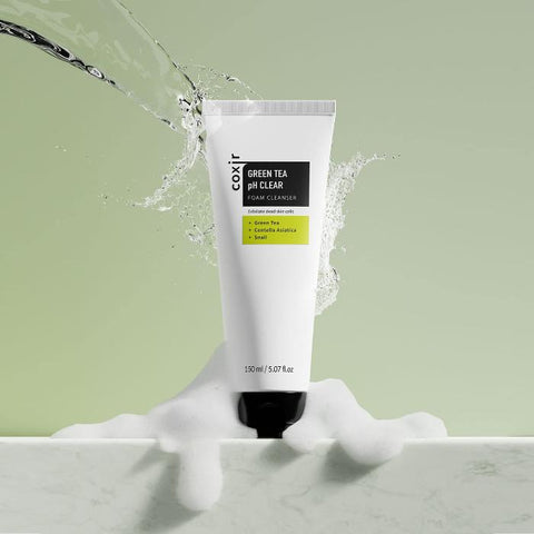 [Coxir] Green Tea pH Clear Foam Cleanser