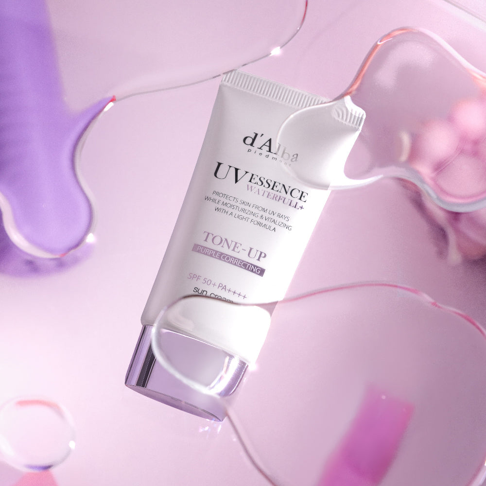 [d'Alba] Waterfull Purple Correcting Tone-Up Sun Cream