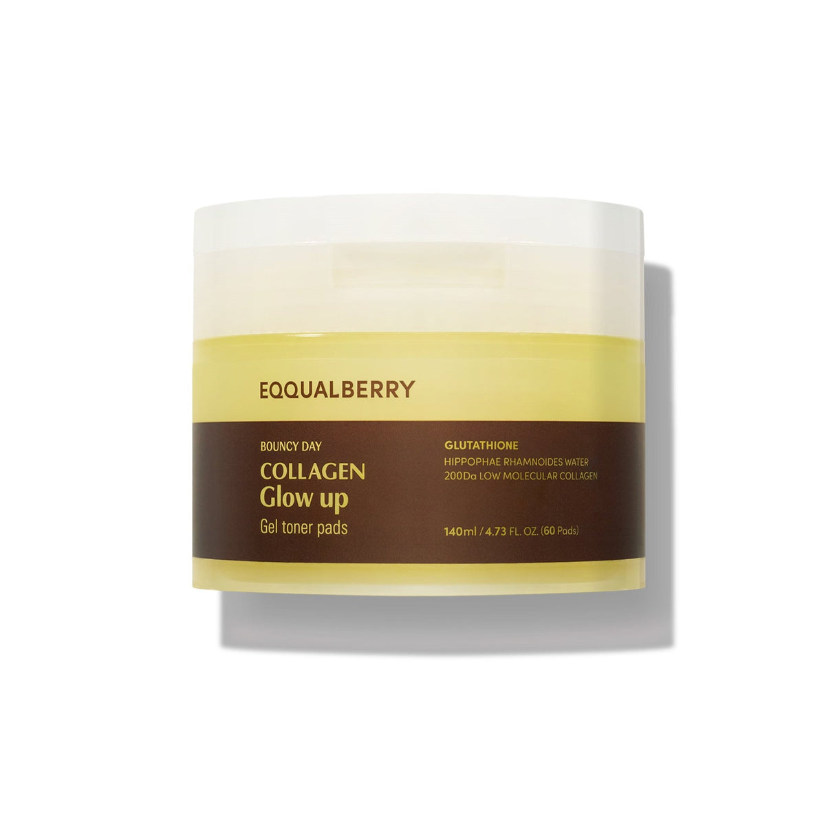 [EQQUALBERRY] Collagen Glow Up Gel Toner Pads