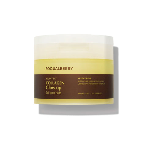[EQQUALBERRY] Collagen Glow Up Gel Toner Pads