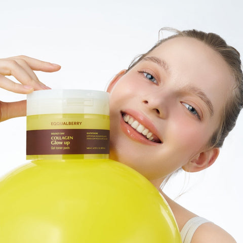 [EQQUALBERRY] Collagen Glow Up Gel Toner Pads