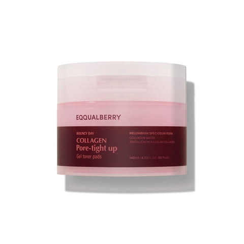 [EQQUALBERRY] Collagen Pore-Tight Up Gel Toner Pads