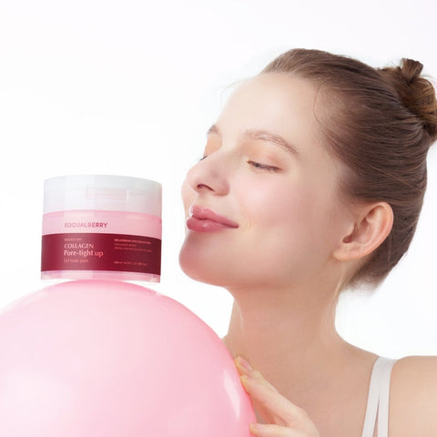 [EQQUALBERRY] Collagen Pore-Tight Up Gel Toner Pads