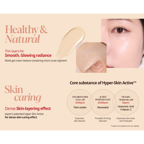 [espoir] Pro Tailor Be Natural Cushion (+REFILL)