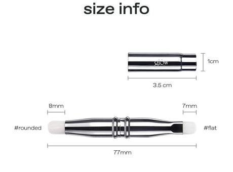 [glow] portable lip & eye brush