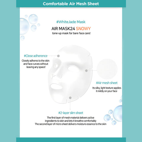 Frudia AIR Mask 24 Snowy info naamion kangas