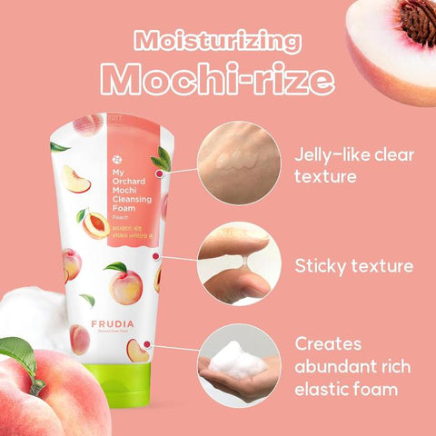 [Frudia] My Orchard Mochi Cleansing Foam Peach