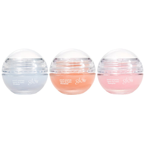 [glow] peach peptide repair lip balm