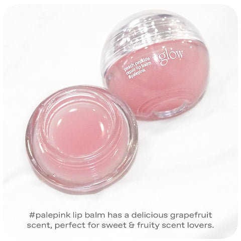 [glow] peach peptide repair lip balm