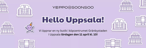 Vi öppnar en ny butik i köpcentrumet Gränbystaden i Uppsala lördagen den 11 april kl. 10!