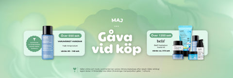 Maj 2026 - Gåva vid köp