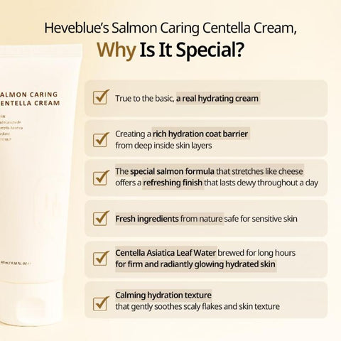 [HEVEBLUE] Salmon Caring Centella Cream